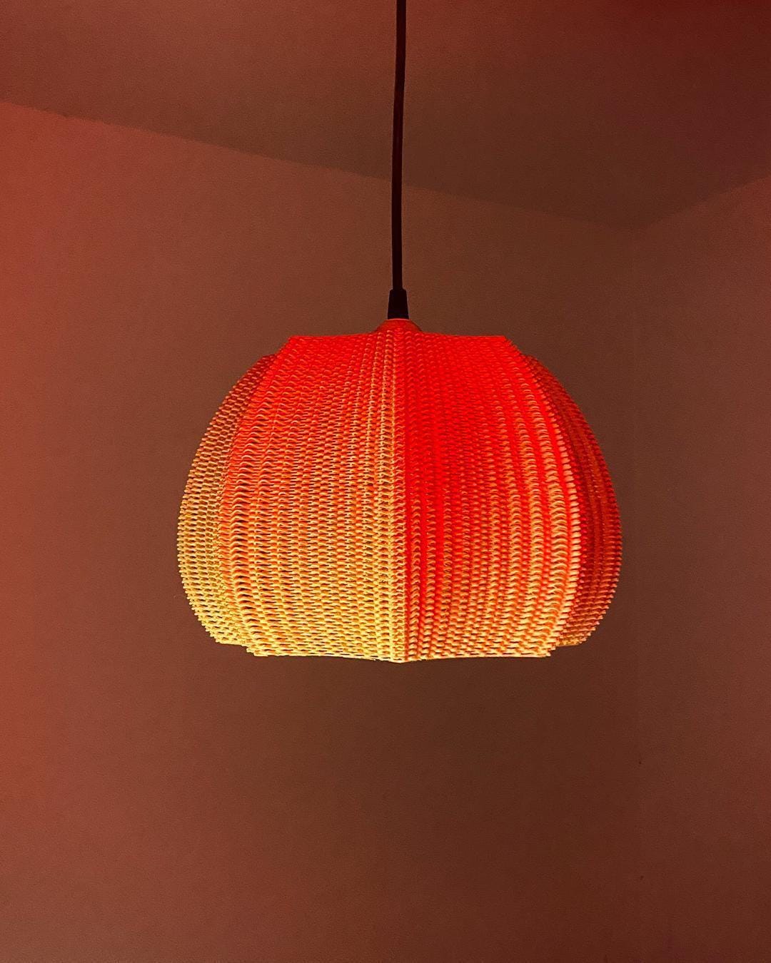 MARISA | Bohemian Chandelier Lampshade - Custom Hanging Light, Choice of Size and Colors