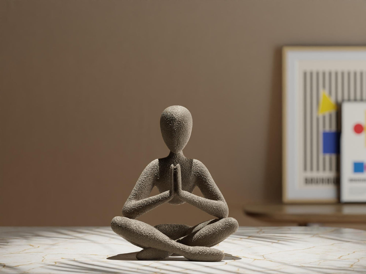 PRAY | Prayer Sculpture - Custom Minimalist Contemplation Figurine, Choice of Size and Colors