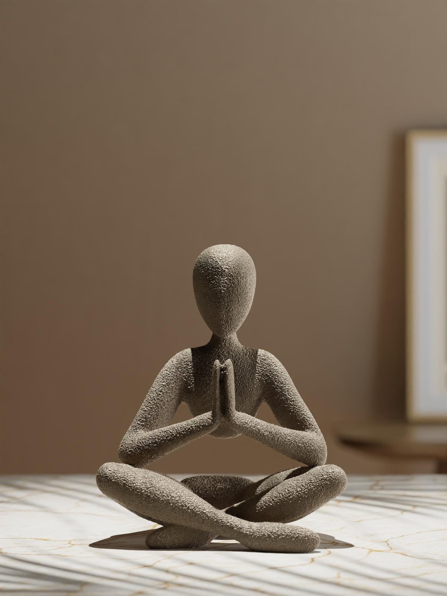 PRAY | Prayer Sculpture - Custom Minimalist Contemplation Figurine, Choice of Size and Colors