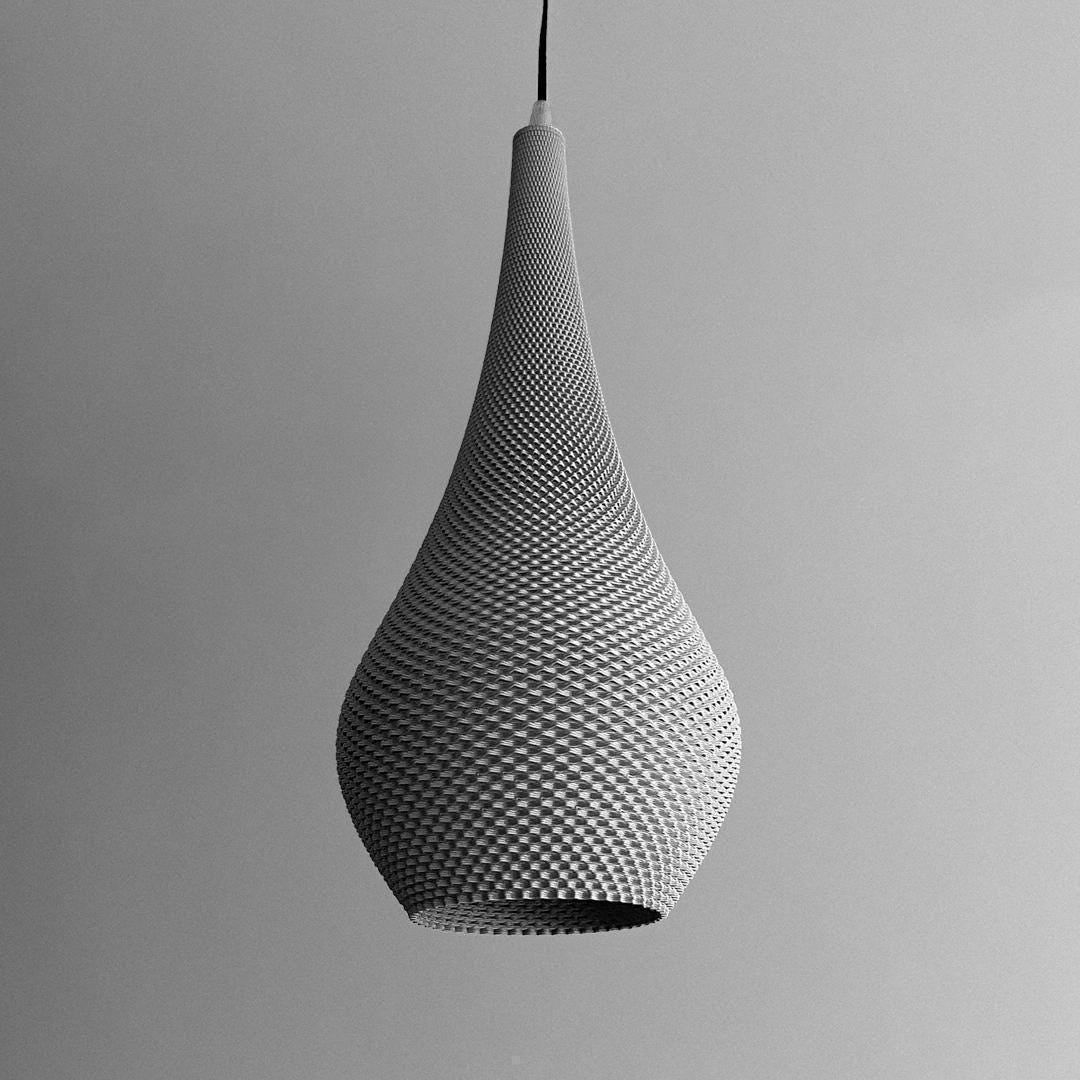 TIARA | Bohemian Modern Pendant Lamp - Custom Statement Lampshade, Choice of Size and Colors