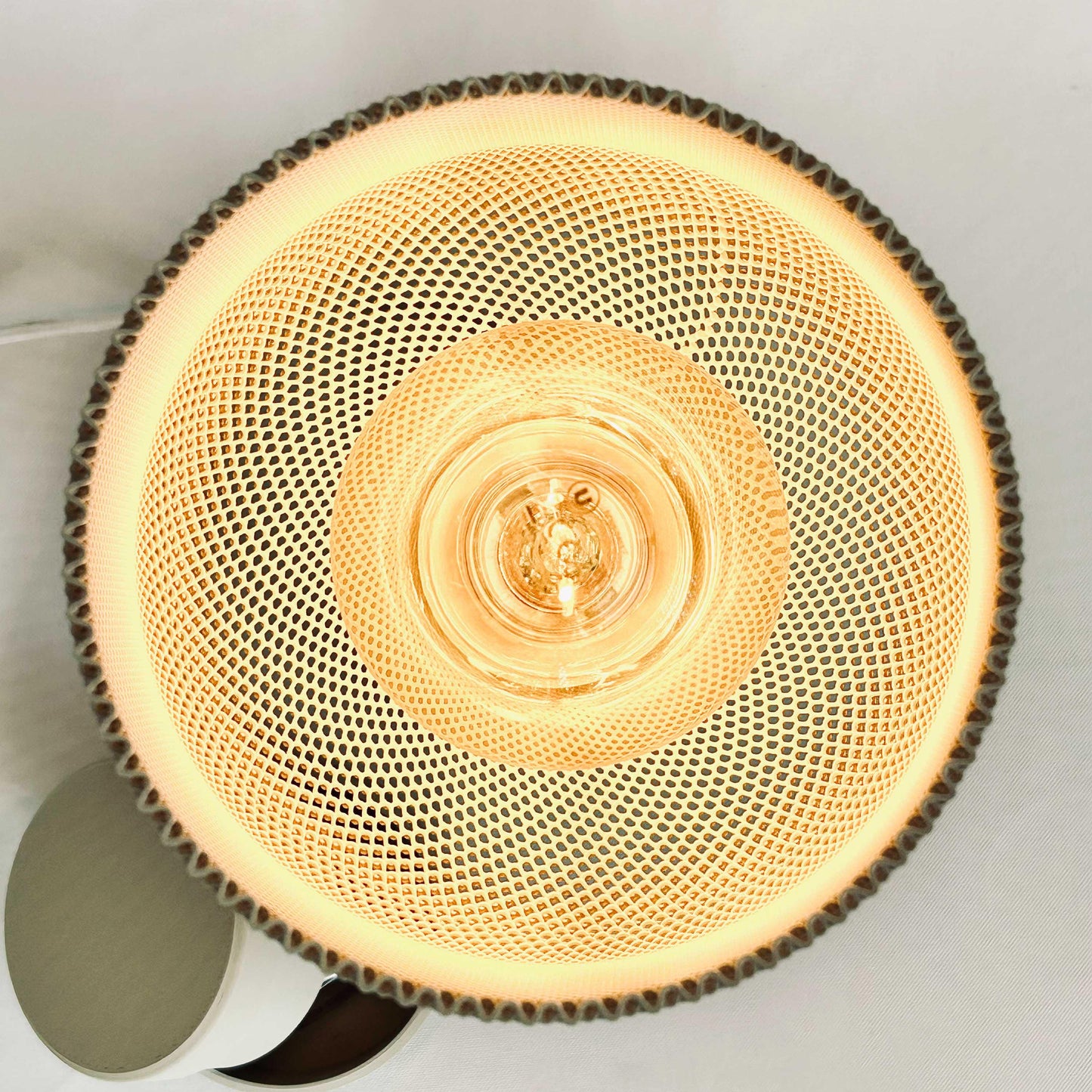 CALIZ M | Woven Table Lamp - Custom Bedside Light with Hidden Storage, Choice of Color