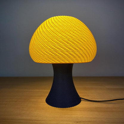 VALENTIN | 3D Printed Woven Table Lamp, Modern Boho Bedside Night Light, Bedroom Desk Lamp