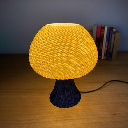 VALENTIN | 3D Printed Woven Table Lamp, Modern Boho Bedside Night Light, Bedroom Desk Lamp