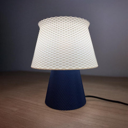 BRUNO | 3D Printed Mushroom Table Lamp, Retro Boho Bedside Night Light, Bedroom Desk Lamp