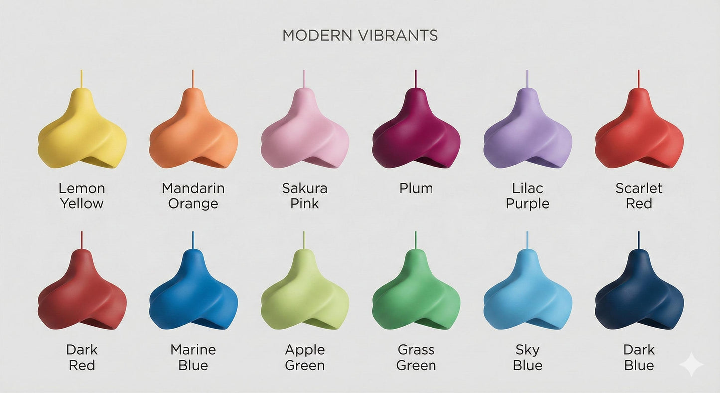 COROA | Crown Pendant Light, Modern Hanging Lampshade, 3D Printed Ceiling Cover