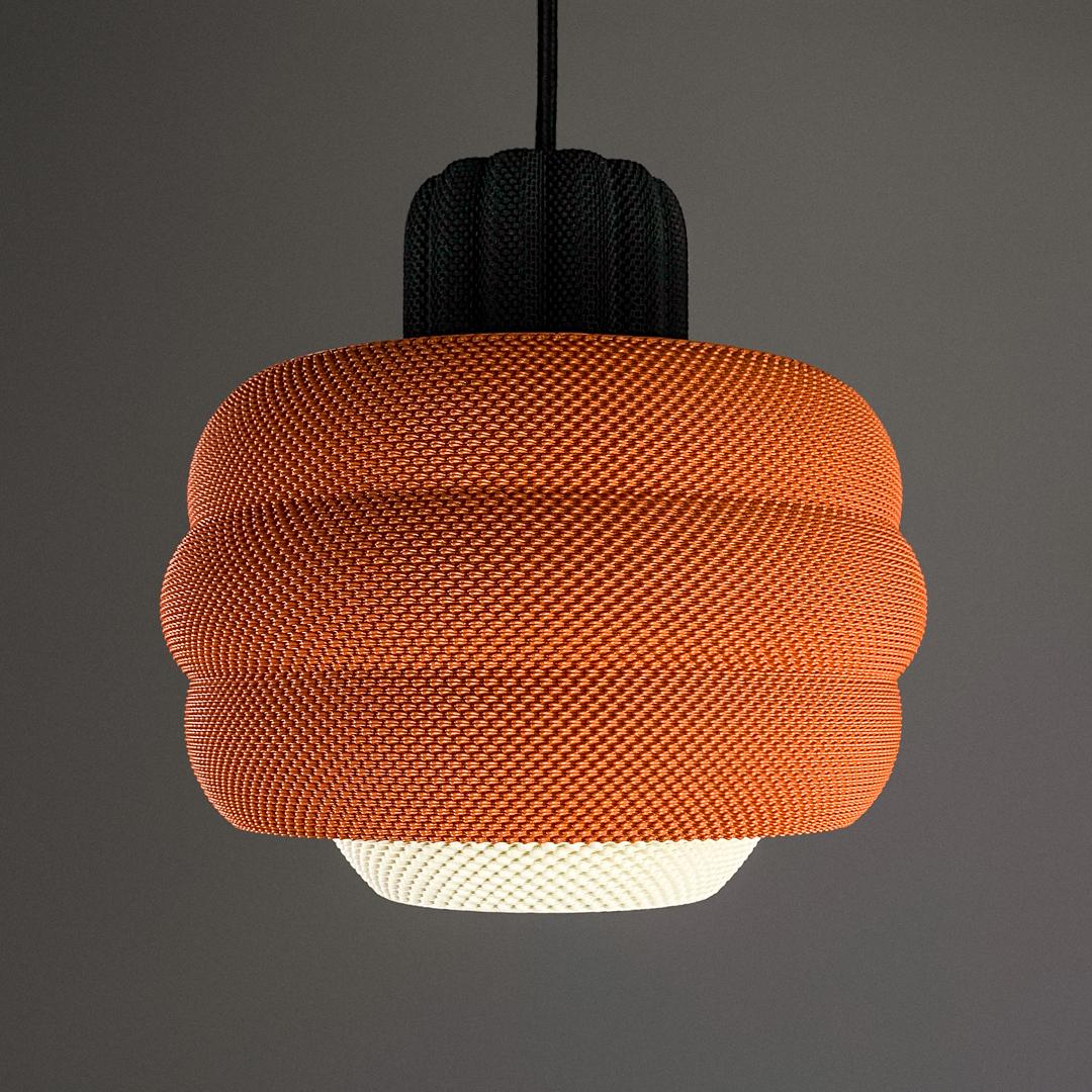 BETTY | Modern Boho Pendant Light, Sculptural Hanging Lampshade, 3D Printed Ceiling Fixture