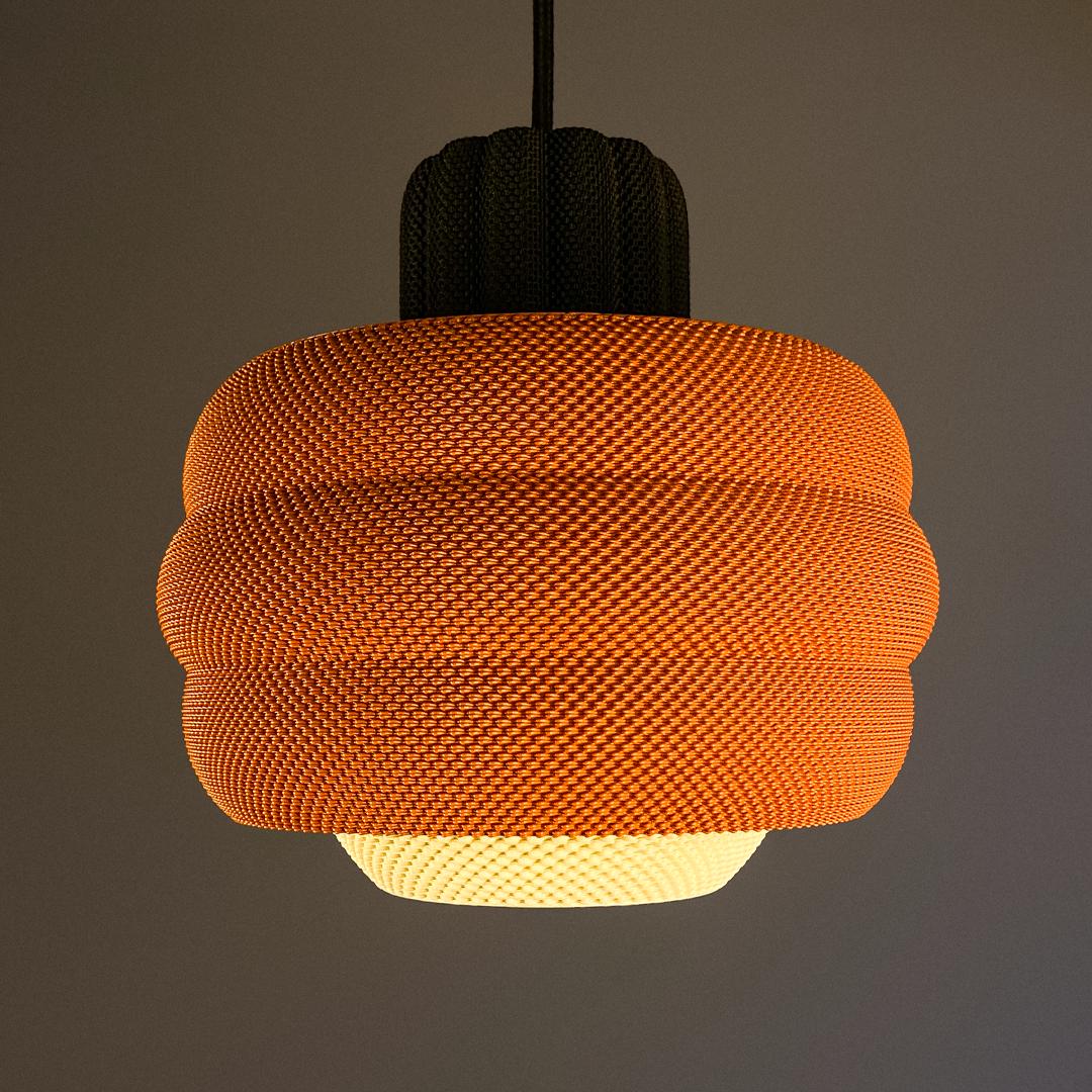 BETTY | Modern Boho Pendant Light, Sculptural Hanging Lampshade, 3D Printed Ceiling Fixture