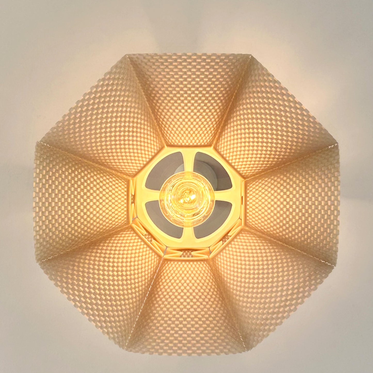 COROA | Crown Pendant Light, Modern Hanging Lampshade, 3D Printed Ceiling Cover