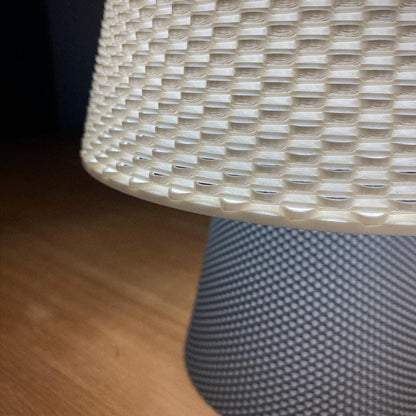 BRUNO | 3D Printed Mushroom Table Lamp, Retro Boho Bedside Night Light, Bedroom Desk Lamp