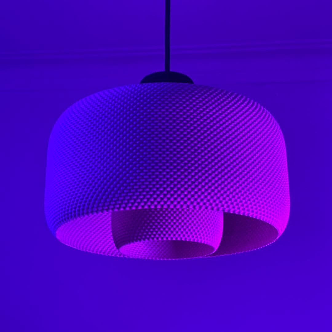 LOLA | Mid Century Modern Pendant Light, Geometric Mesh Hanging Lampshade Ceiling Cover