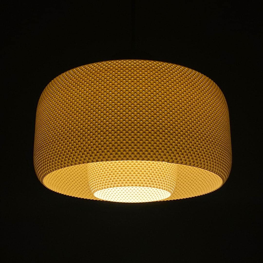 LOLA | Mid Century Modern Pendant Light, Geometric Mesh Hanging Lampshade Ceiling Cover