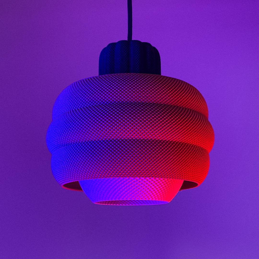 BETTY | Modern Boho Pendant Light, Sculptural Hanging Lampshade, 3D Printed Ceiling Fixture