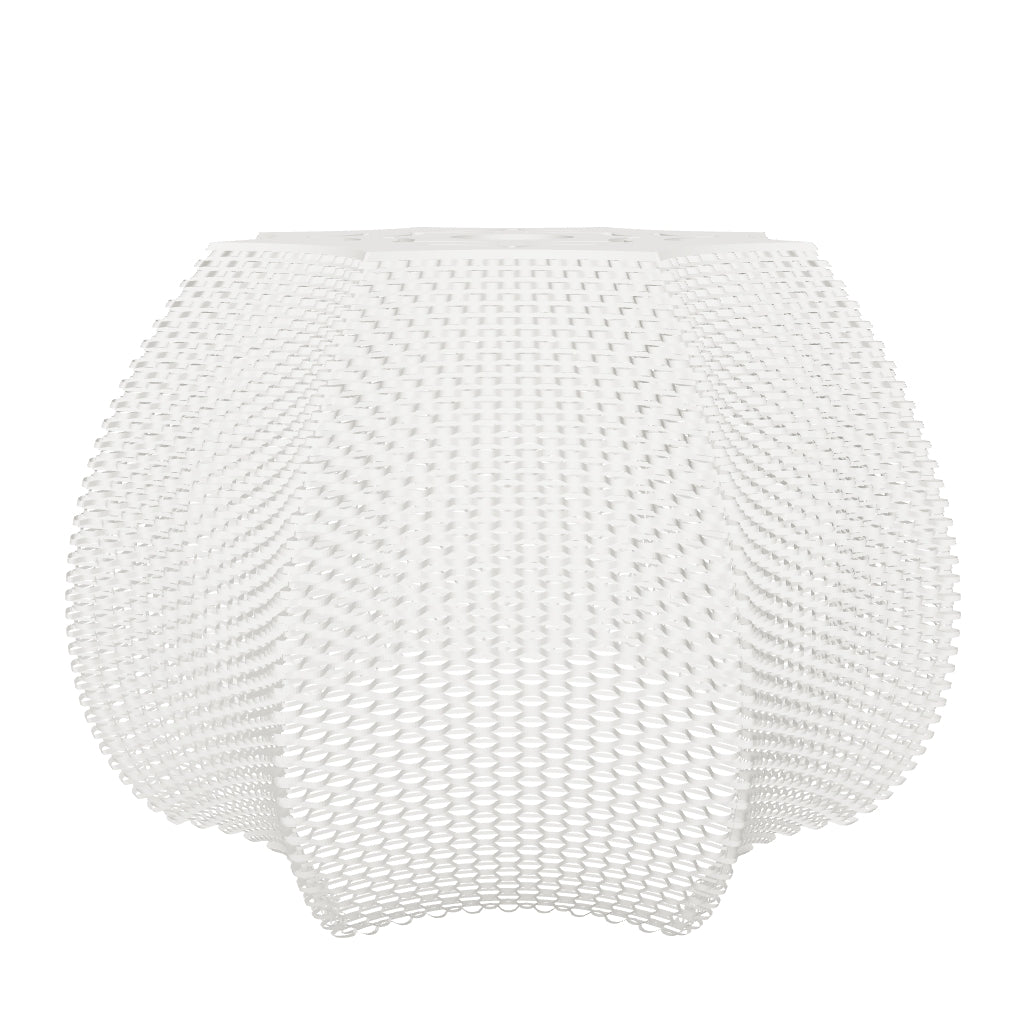 MARISA 3D printed organic free-flowing statement pendant light — interactive 3D and AR model