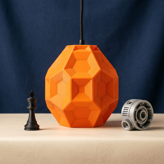 Freshly 3D printed objects in brand colors - PRINTIQ custom 3D printing service